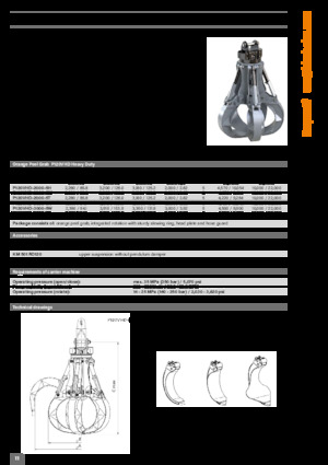 Demoliční drapáky Kinshofer P120VHD-2000-5T