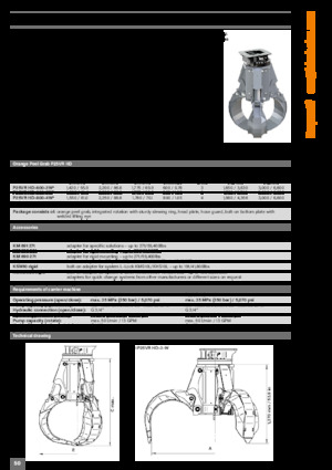 Demoliční drapáky Kinshofer P25VR HD-600-3W