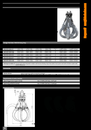 Demoliční drapáky Kinshofer P80VHD-2000-5W