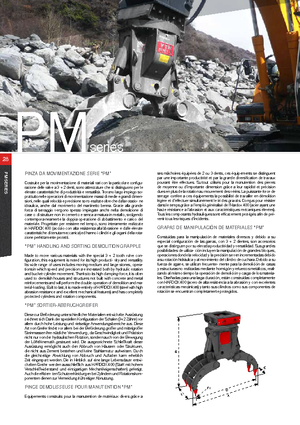 Demoliční drapáky VTN PM 2500 S