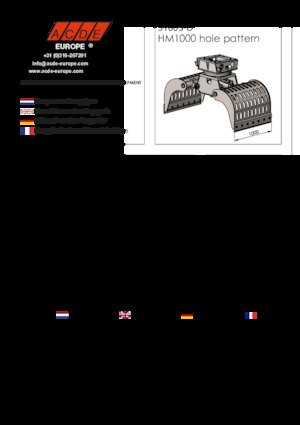 Demoliční drapáky ACDE S1003-D