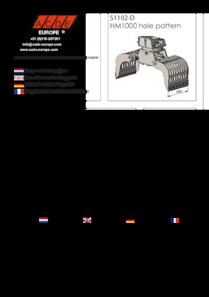 Demoliční drapáky ACDE S1102-D