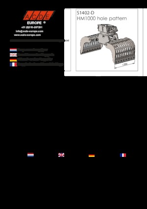 Demoliční drapáky ACDE S1402-D