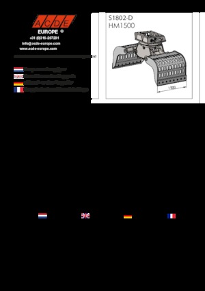Demoliční drapáky ACDE S1802-D