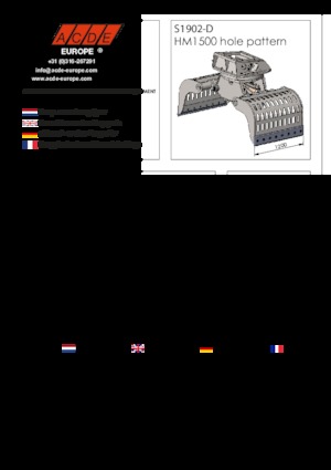 Demoliční drapáky ACDE S1902-D