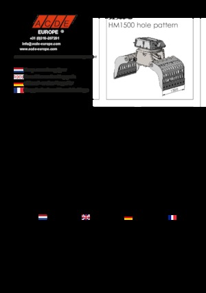 Demoliční drapáky ACDE S2500-D