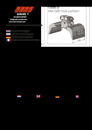 Demoliční drapáky ACDE S3000-D