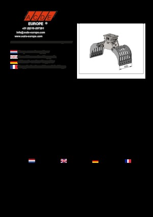 Demoliční drapáky ACDE S400-D