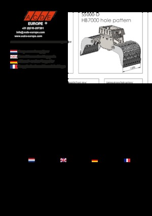 Demoliční drapáky ACDE S5000-D