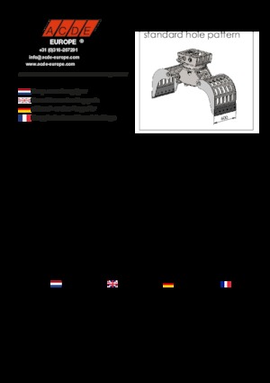 Demoliční drapáky ACDE S502-D