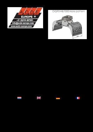 Demoliční drapáky ACDE S8000-D