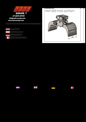 Demoliční drapáky ACDE S803-D