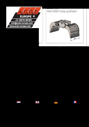 Demoliční drapáky ACDE S803-ZD