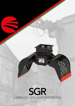 Demoliční drapáky MBI MSGR600