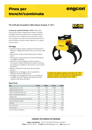 Demoliční drapáky engcon TG55HD