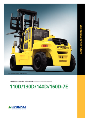 Čelní vysokozdvižné dieselové vozíky Hyundai 110 D 7 E