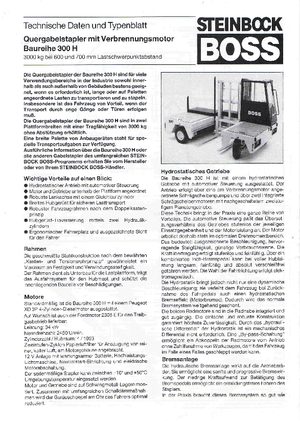 Dieselové vysokozdvižné vozíky s bočním ložením Steinbock 336 H