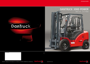 Čelní vysokozdvižné dieselové vozíky DanTruck 3425 DY