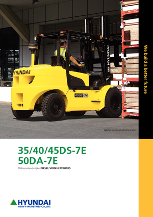 Čelní vysokozdvižné dieselové vozíky Hyundai 45 DS 7 E