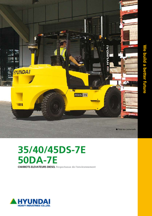 Čelní vysokozdvižné dieselové vozíky Hyundai 45 DS 7 E