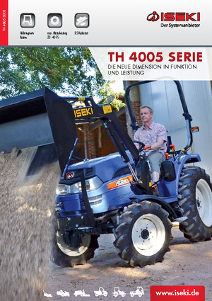 Komunální multifunkční naftová vozidla Iseki 4295 AHL