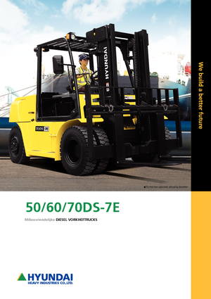 Čelní vysokozdvižné dieselové vozíky Hyundai 50 DS 7 E