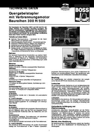 Dieselové vysokozdvižné vozíky s bočním ložením Steinbock 547