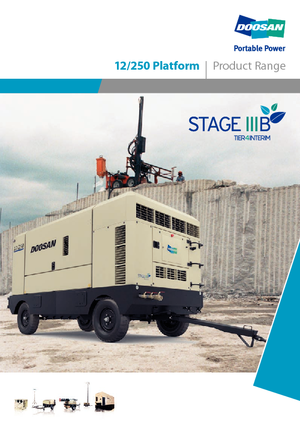 Přenosné vzduchové kompresory - dieslové, elektrické a benzínové Doosan 9/275