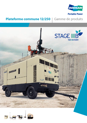 Přenosné vzduchové kompresory - dieslové, elektrické a benzínové Doosan 9/275