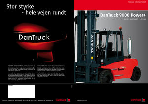 Čelní vysokozdvižné dieselové vozíky DanTruck 9496 Power +