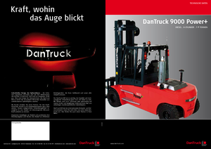 Čelní vysokozdvižné dieselové vozíky DanTruck 9696 Power +