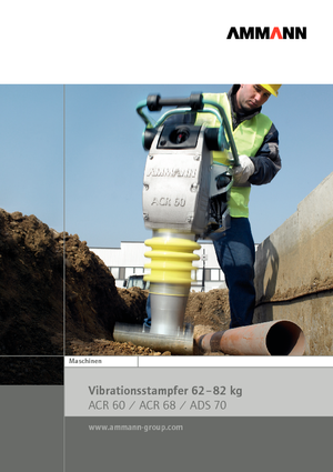 Vibrační pěchy naftové a benzínové Ammann ATR 60 C