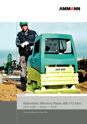 Reverzní vibrační desky Ammann AVH 7010