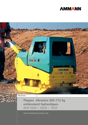 Reverzní vibrační desky Ammann AVH 7010