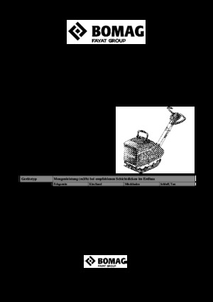 Reverzní vibrační desky Bomag BPR 40/60 D