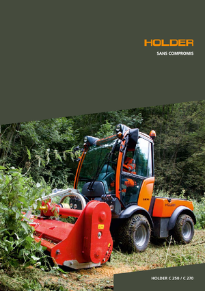 Komunální multifunkční naftová vozidla Holder C 250