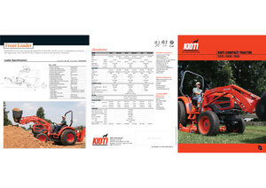 Komunální multifunkční naftová vozidla Kioti CK 35