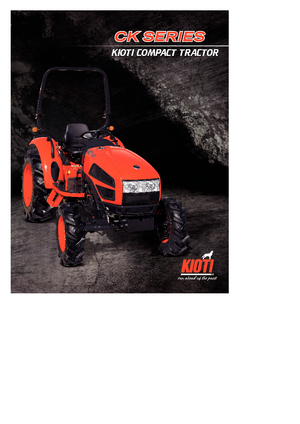 Komunální multifunkční naftová vozidla Kioti CK 27