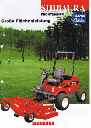 Komunální multifunkční naftová vozidla Shibaura CM 284