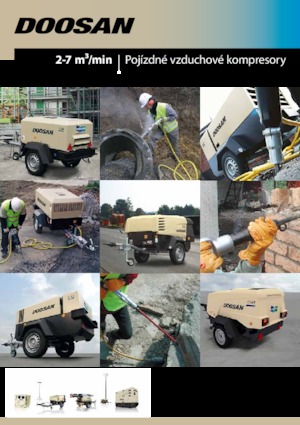 Přenosné vzduchové kompresory - dieslové, elektrické a benzínové Doosan 7/31E 