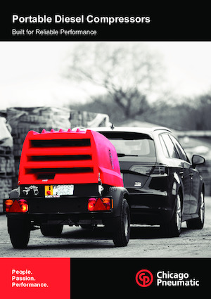 Přenosné vzduchové kompresory - dieslové, elektrické a benzínové Chicago Pneumatic CPS 11-10 