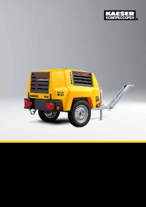 Přenosné vzduchové kompresory - dieslové, elektrické a benzínové Kaeser Mobilair M 20 PE