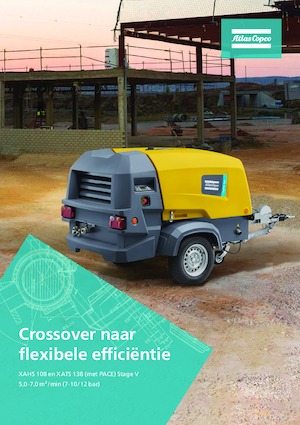 Přenosné vzduchové kompresory - dieslové, elektrické a benzínové Atlas Copco XAHS 108 Kd