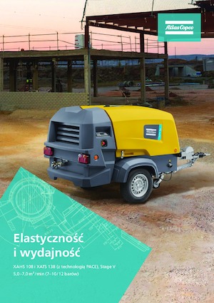 Přenosné vzduchové kompresory - dieslové, elektrické a benzínové Atlas Copco XAHS 108 Kd