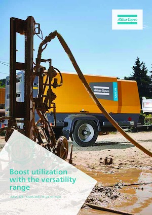 Přenosné vzduchové kompresory - dieslové, elektrické a benzínové Atlas Copco XAHS 408 CD
