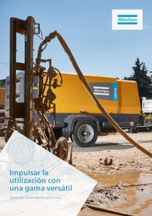 Přenosné vzduchové kompresory - dieslové, elektrické a benzínové Atlas Copco XAHS 408 CD