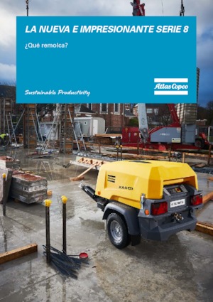 Přenosné vzduchové kompresory - dieslové, elektrické a benzínové Atlas Copco XAS 48 KdG 6 kVA