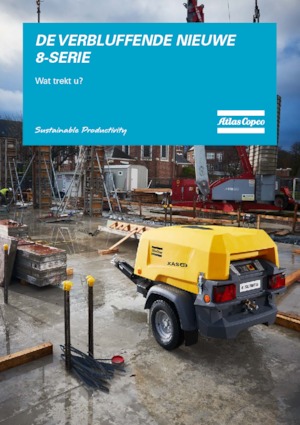 Přenosné vzduchové kompresory - dieslové, elektrické a benzínové Atlas Copco XAS 48 KdG 6 kVA