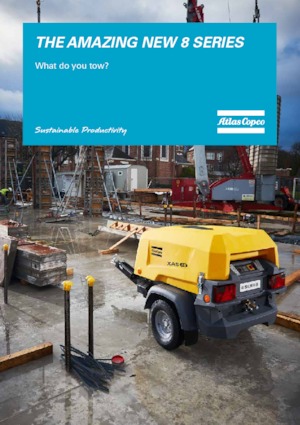 Přenosné vzduchové kompresory - dieslové, elektrické a benzínové Atlas Copco XAS 58 Kd