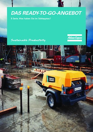 Přenosné vzduchové kompresory - dieslové, elektrické a benzínové Atlas Copco XAS 68 Kd